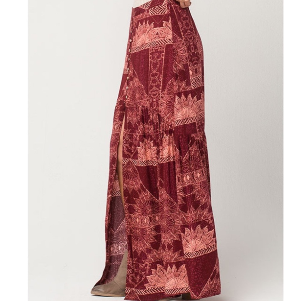 O’Neill Button front Maxi Skirt